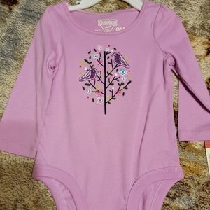 Girls Osh Kosh B'Gosh Embroidered Onesie